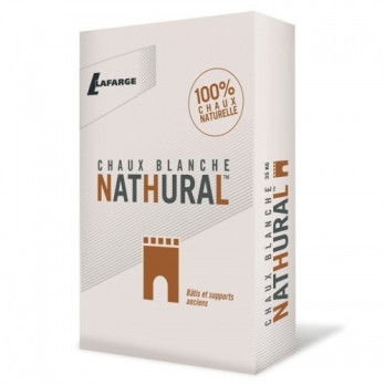 Chaux blanche Lafarge Hydraulique Naturel NHL 3,5(sac 25 kgs)