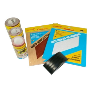 Papier abrasif en feuille (x5) art. 613  003 assortiment Mesh dim. 28x23 cm