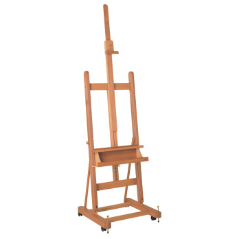 STUDIO EASEL ART. M06 in oiled beech wood