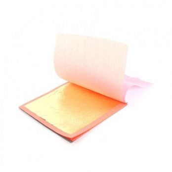OR EN FEUILLES 23 3/4K (985/1000) dim. 9x9 cm (carnet de 25 feuilles)