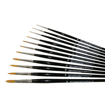 Pinceau retouche série 570 N° 0 synthetique, manche long