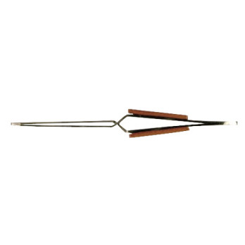 AUTOLOCKING TWEEZERS ART. 66.25.16, CURVED END - length 16 cm