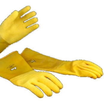 Chirurgische Handschuhe aus natürlichem Latex - Grösse M - (Pack. 100 Stück)