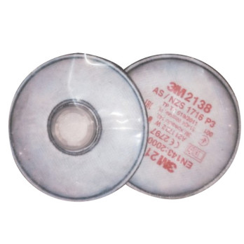 FILTER ART. 2138 3M für STAUB Classe P3/ORGAN. DÄMPFE/SÄUREGASE (Pack. 2 St.)