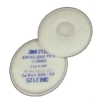 3M FILTER ART. 2125 for DUSTS P2 Class (pack of 2 pieces)