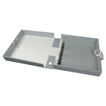 READY-ASSEMBLED 4 D-RINGBINDER BOXES “Leonardo”