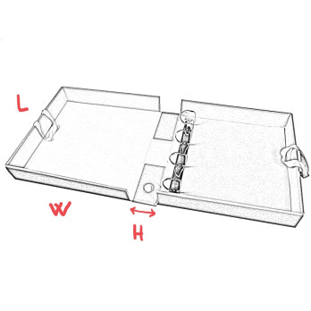 READY-ASSEMBLED 4 D-RINGBINDER BOXES “Leonardo”