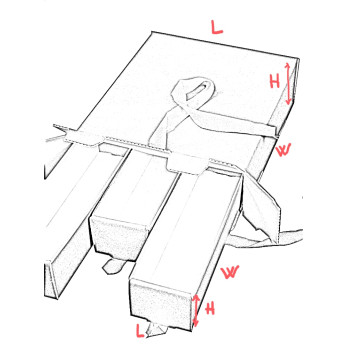 BOTES À TIROIR AMOVIBLE DÉJÀ MONTÉES “Angelico”