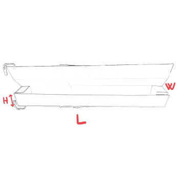 BOÎTES-TUBES A MONTER AVEC COUVERCLE À CHARNIÈRE “Giacometti”