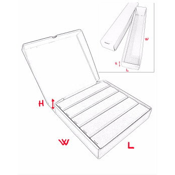 SELF-ASSEMBLY BOXES FOR HORIZONTAL SLIDE STORAGE “Pinturicchio”