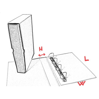 READY-ASSEMBLED 4 D-RINGBINDER BOXES “Marconi”