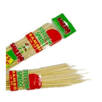 BAMBOO SKEWERS 20 cm long (pack of 75 skewers approx.)