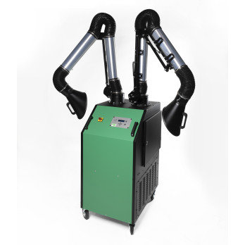 GRUPPO CARRELLATO FILTRO-ASPIRANTE CTS 2B PLUS a 2 Bracci Aspiranti