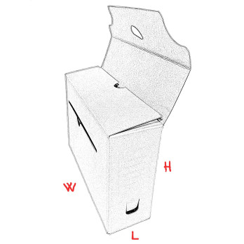 READY-ASSEMBLY BOXES WITH HINGED LID “Petrarca”