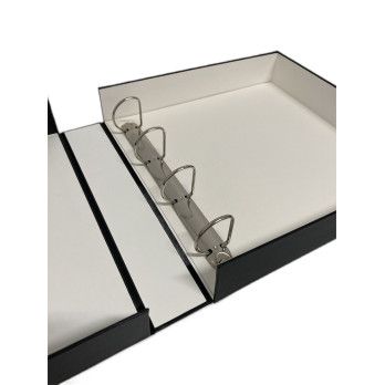 SCATOLE MONTATE COFANETTO TELATE CON RACCOGLITORE A 4 ANELLI "Reni”