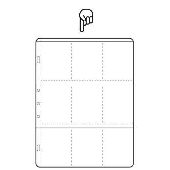 FEUILLES POUR ALBUM “Machiavelli” 232x310 mm