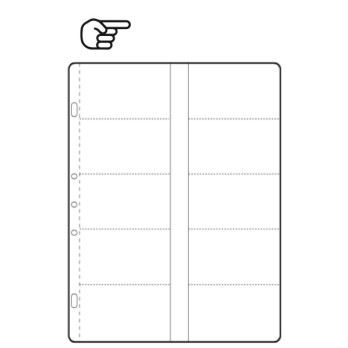 FEUILLES POUR ALBUM “Machiavelli” 232x310 mm