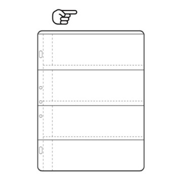 FEUILLES POUR ALBUM “Machiavelli” 249x303 mm