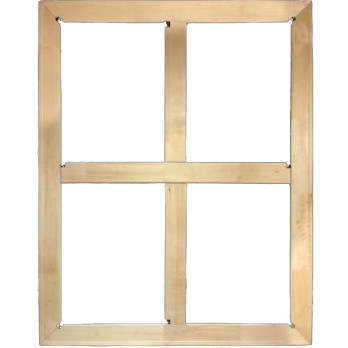 CHÂSSIS FINAL EN BOIS Section 12 cm – Épaisseur 2,8 cm