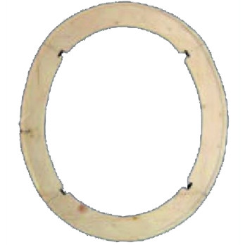 ENDRAHMEN AUS HOLZ Querschnitt 9,8 cm – Stärke 3,2 cm