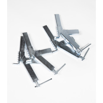 EXTENSIBLE TOOTHED ANGLE IRON for Temporary Canvas Stretcher