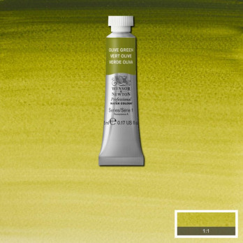 FEINSTE KÜNSTLER-AQUARELLFARBEN W&N -Tube 5ml-Art.447 Olivgrün_g.1