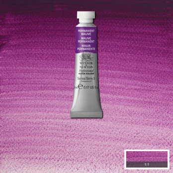 ACQUERELLO EXTRAFINE W&N -tubo 5ml-art.491 Malva Permanente_g.3