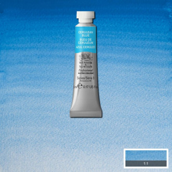 ACQUERELLO EXTRAFINE W&N -tube 14ml-art.137 Blu Ceruleo_g.3