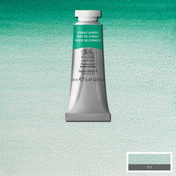 ACQUERELLO EXTRAFINE W&N -tube 14ml-art.184 Verde Cobalto_g.4