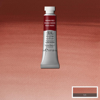 W&N WATER COLOUR ART. 317 - INDIAN RED - 14 ml tube - gr. 1