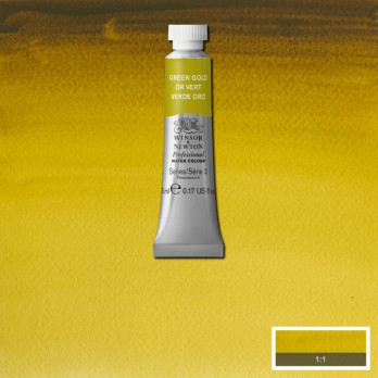 ACQUERELLO EXTRAFINE W&N -tube 14ml-art.505 (ex294) Verde Oro_g.2