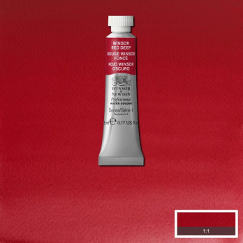 ACQUERELLO EXTRAFINE W&N -tube 14ml-art.725 Rosso Winsor Scuro_g.1