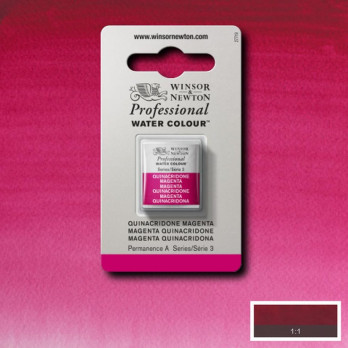 W&N WATER COLOUR ART. 545 - QUINACRIDONE MAGENTA - PAN - gr. 3