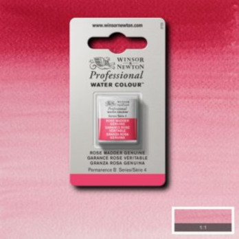W&N WATER COLOUR ART. 210 (ex 587) - ROSE MADDER GENUINE - PAN - gr. 4