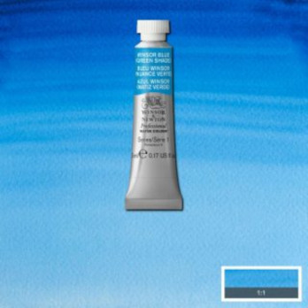 W&N WATER COLOUR ART. 707 - WINSOR BLUE (GREEN SHADE) - 5 ml tube - gr. 1