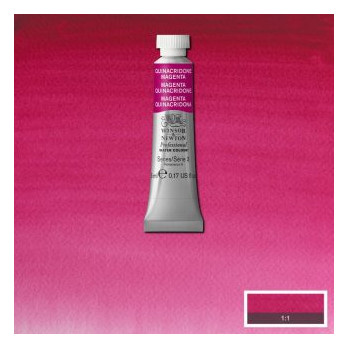 W&N WATER COLOUR ART. 545 - QUINACRIDONE MAGENTA - 5 ml tube - gr. 3