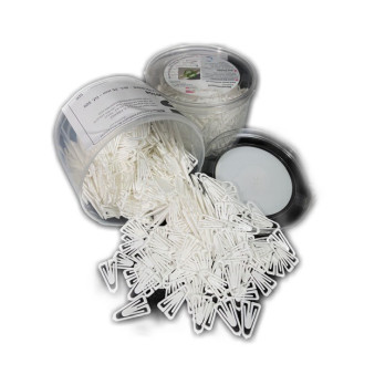 POLYSTYRENE CLIPS -dim. 25 mm (pack qty: 500)