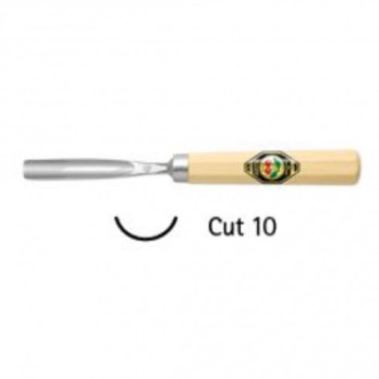 SGORBIA PER LEGNO ART. 3219 "TWO CHERRIES" con lama da 8 mm - lungh. 90 mm