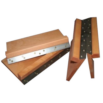 BACKING BOARDS IN PAIRS ART. 7/16 A dim. 30x20cm - in beech wood with steel edge