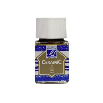 FARBEN "CERAMIC" L&B -FLÄSCHCHEN 50ml- art.700 Gold