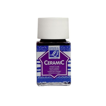 FARBEN "CERAMIC" L&B -FLÄSCHCHEN 50ml- art.623 Hellviolett