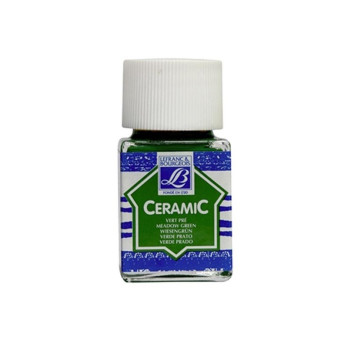 FARBEN "CERAMIC" L&B -FLÄSCHCHEN 50ml- art.543 Grasgrün