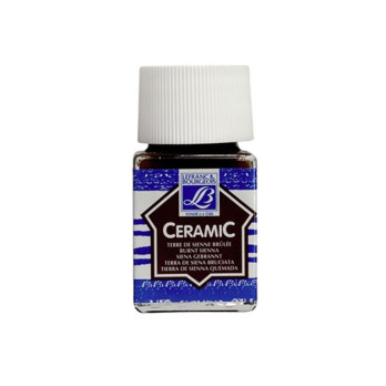 Couleur "CERAMIC" L&B - 50ml- art.481 Terre de sienne brulée