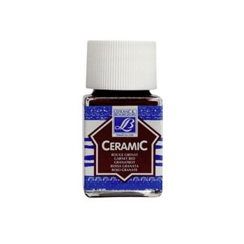 Couleur "CERAMIC" L&B - 50ml- art.377 Rouge Grenade