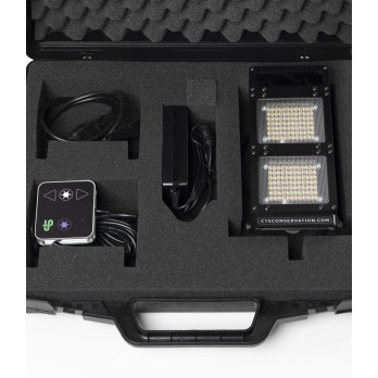 LÁMPARA CTS ART LUX 200LW NEW con 196 LEDs 5000°K y 8 LEDs U.V.