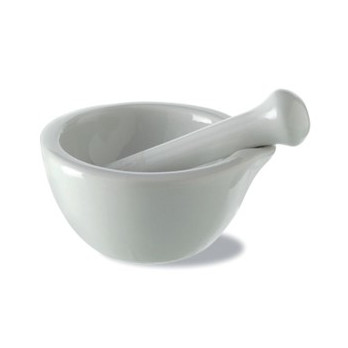 CERAMIC MORTAR complete with pestle
