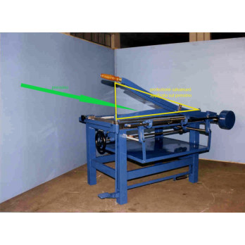 CARDBOARD CUTTER MOD. TCT 1100 - cutting length 113 cm