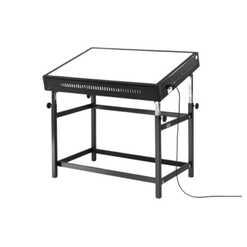 TAVOLO LUMINOSO MOD. ARCHITETTO 410, con piano da 130x85 cm.