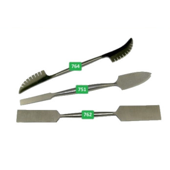 SPATULA ART. 751, ONE STIFF SHOVEL END AND ONE STIFF TROWEL END, 23 cm long