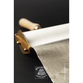 Blattfeinsilber -   dim. 9,5x9,5 cm  (Pack. 25 Blatt)